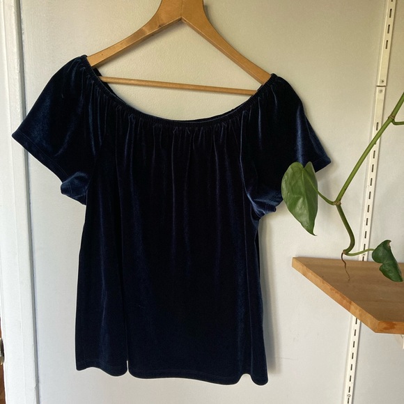 Blue Velvet Top - Picture 1 of 3